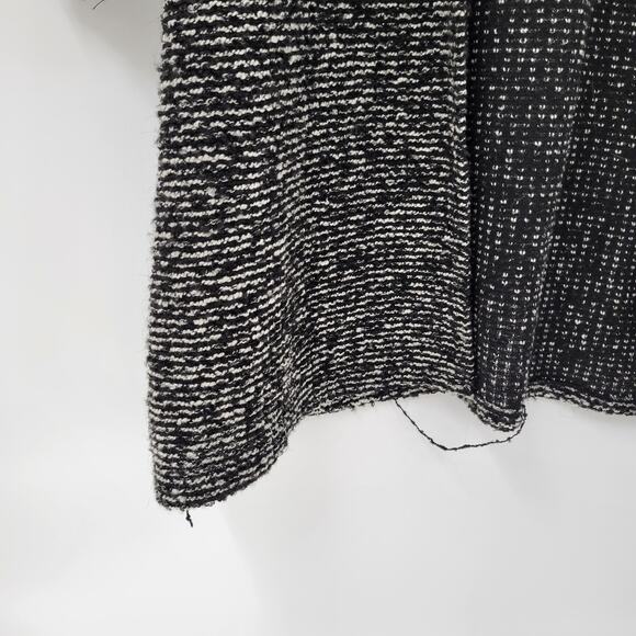 BB Dakota Womens Knit Cardigan Black XS Open Front Design Relaxed Fit 3/4 Sleeve - Picture 6 of 12